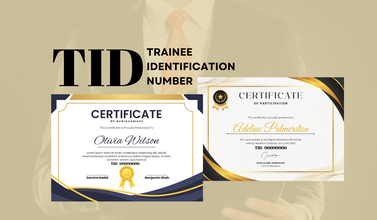 Trainee Identification Number (TID)